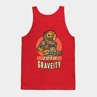 Fun Halloween Vintage Space Race Zero Graveity Tank Top